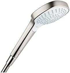 Hansgrohe Croma Select E 4-inch Handheld Shower Head Brushed Nickel 3-Spray