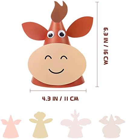 Amosfun 5pcs Kids Birthday Party Hats