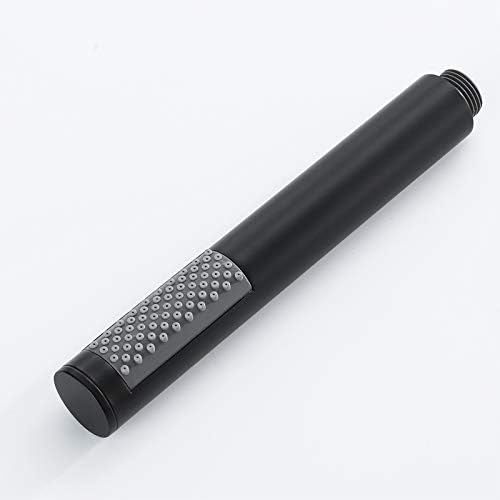 UWEREBFM Glossy Black Handheld Shower Head Set