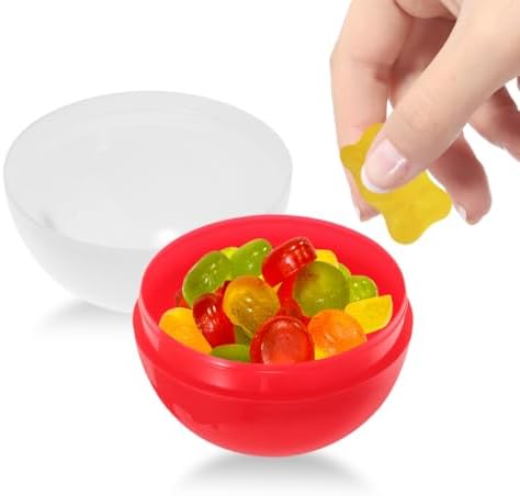 IMIKEYA Fillable Empty Balls 50pcs for Party Favors