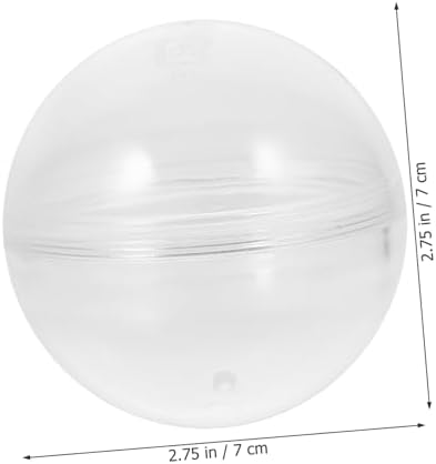 10pcs Transparent Round Refillable Capsules for Party Favors and Easter Celebrations