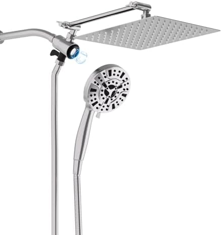 10 Inch Rain Shower Head with Handheld Spray Combo