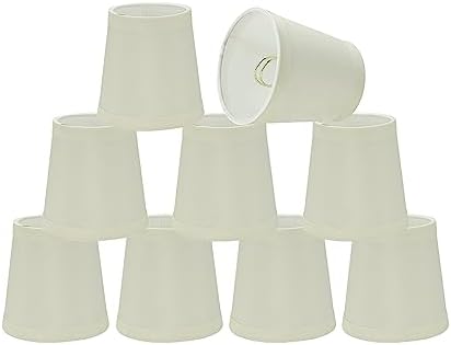 Aspen Creative 32717-9 Small Hardback Empire Chandelier Lamp Shade Set