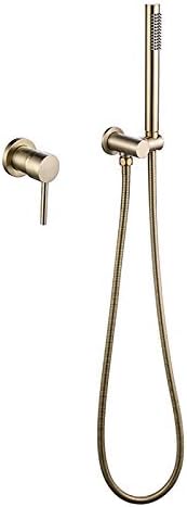 Brass Handheld Shower Head with Silicone Nozzle