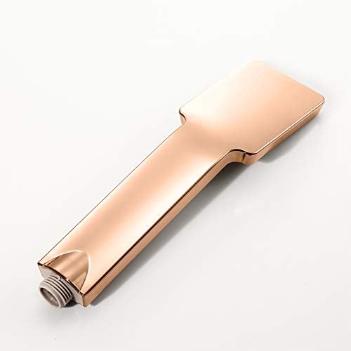 Rose Gold Handheld Shower Head Set with Silicone Nozzle