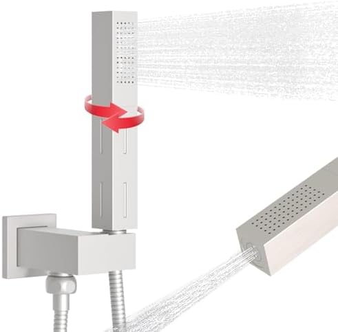 Drettyer 2 Settings Handheld Shower Head with 59 Inch Hose