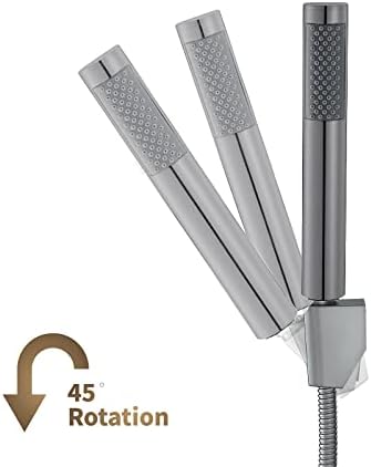 Handheld Shower Head Set with 15M Hose and Rotatable Holder