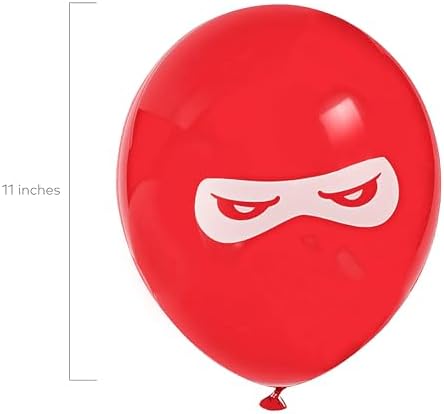 Fun Express Ninja Warriors 11 in Latex Balloons 25 Pack