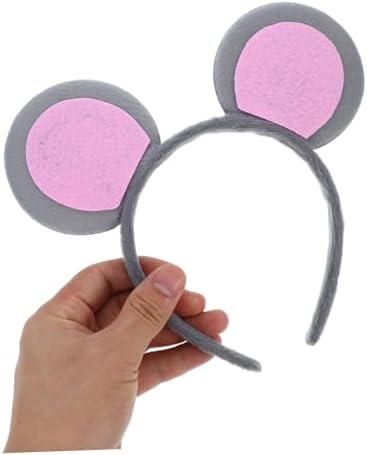 Unomor Mouse Ears Headband Set with Bowtie and Tail
