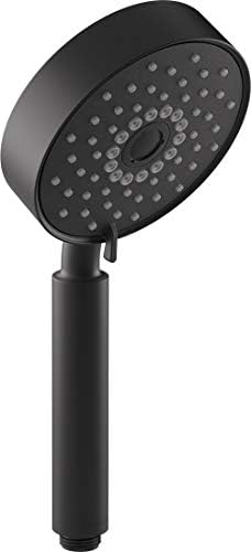 KOHLER Purist Handheld Showerhead with 3 Spray Settings and Matte Black Finish