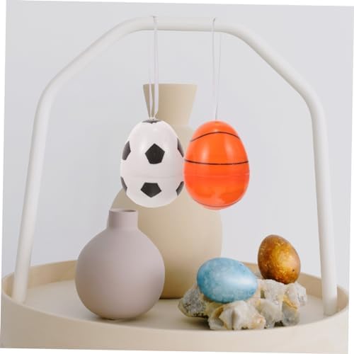 KICHOUSE 12pcs Openable Refillable Easter Candy Storage Eggs