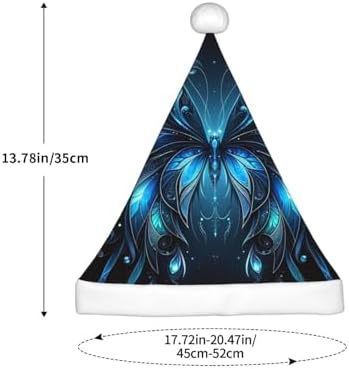 Augenstern Christmas Hat Blue Butterfly Wings Santa Hat For Kids