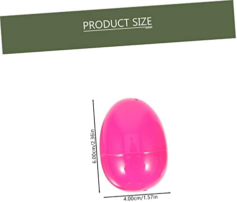 Vaguelly 50pcs Fillable Easter Eggs Plastic Decorations