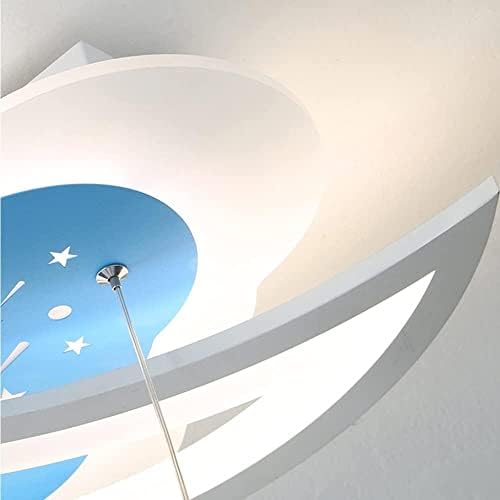 Modern Planet Ceiling Light with Moon Astronaut Design