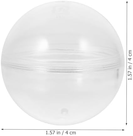 HOMSFOU 10pcs Clear Plastic Party Favor Container