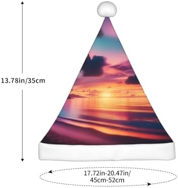 Augenstern Christmas Hat Tropical Beach Sunset Santa Hat For Kids