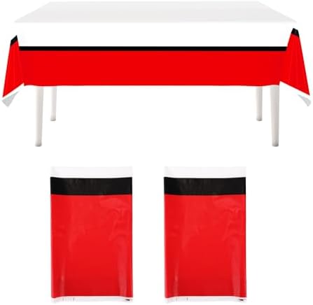 SAVITA 3pcs Cartoon Party Tablecloth 70X42 Inch