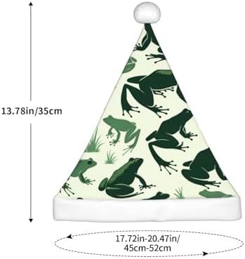 Augenstern Funny Camo Green Frog Christmas Hat Unisex Santa Hat