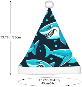 Augenstern Christmas Hat Cartoon Sharks Unisex Santa Hat