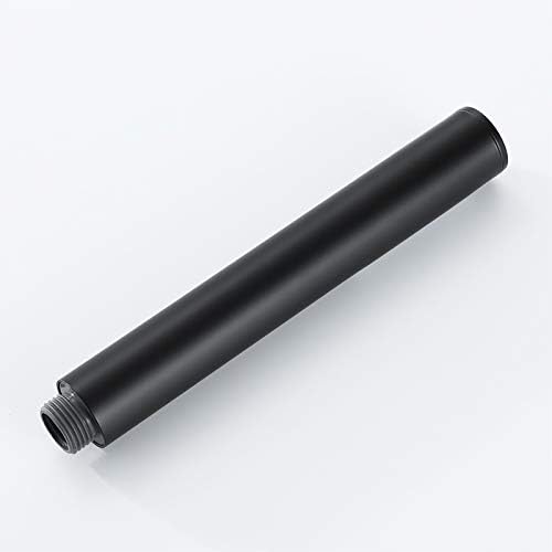 UWEREBFM Glossy Black Handheld Shower Head Set