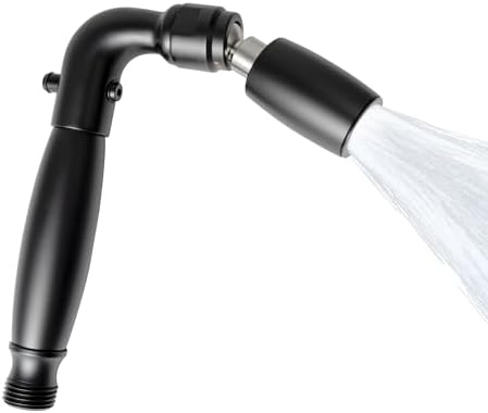 High Sierra Solid Metal Handheld Shower Head with Trickle Valve