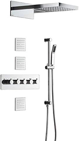 Handheld Showerhead with Constant Temperature and Rain Function