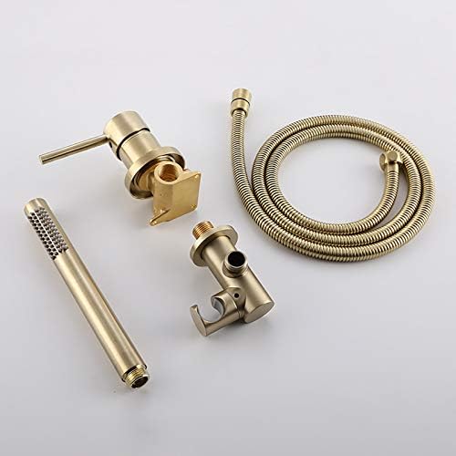 Brass Handheld Shower Head with Silicone Nozzle