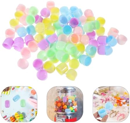 Abaodam Gumball Machine Capsules 50PCS 32x47mm Clear Plastic Balls