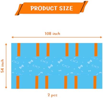 English Teacher Party Tablecloths 54x108in Pack of 2