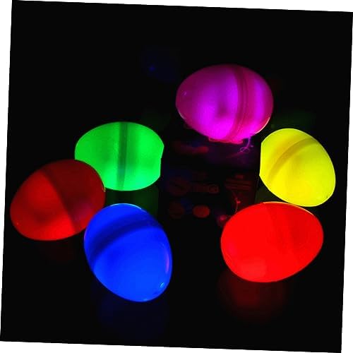 TOYANDONA 12pcs Glowing Easter Eggs Light Sticks for Parties and Events