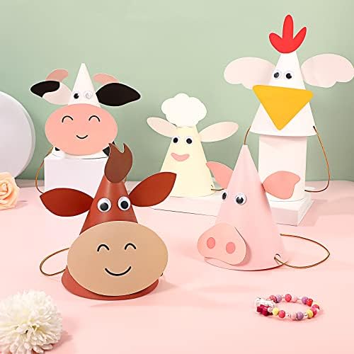 Amosfun 5pcs Kids Birthday Party Hats