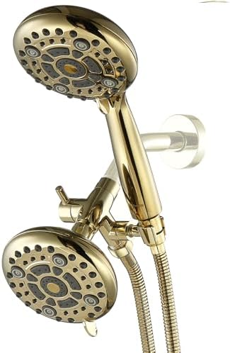 G Promise High Pressure Dual Shower Head Combo with 72 Inch Hose