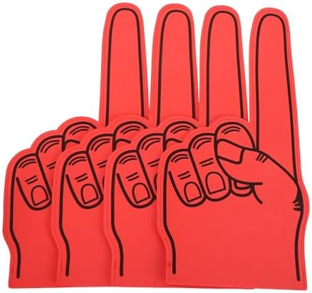 4pcs Giant Foam Finger for Cheerleading and Events