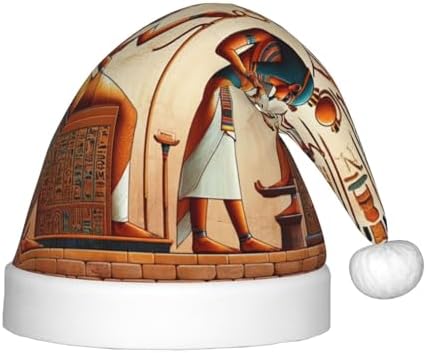Augenstern Christmas Hat Retro Hieroglyph Santa Hat Unisex