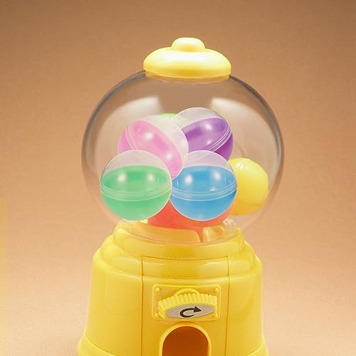 MAGICLULU 50pcs Translucent Plastic Round Capsules for Party Favors