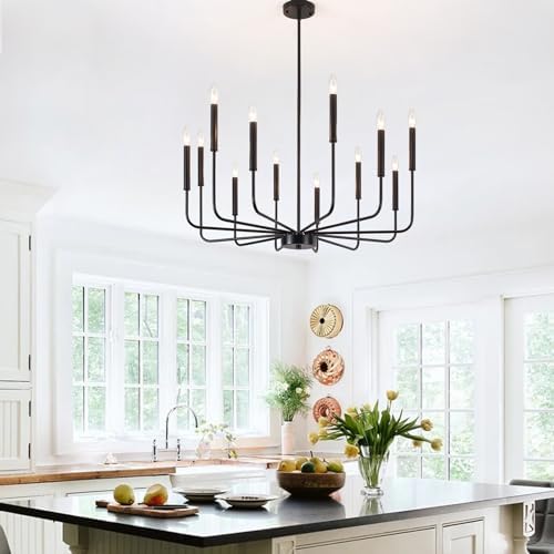 3149 Inch Black Chandeliers for Dining Room