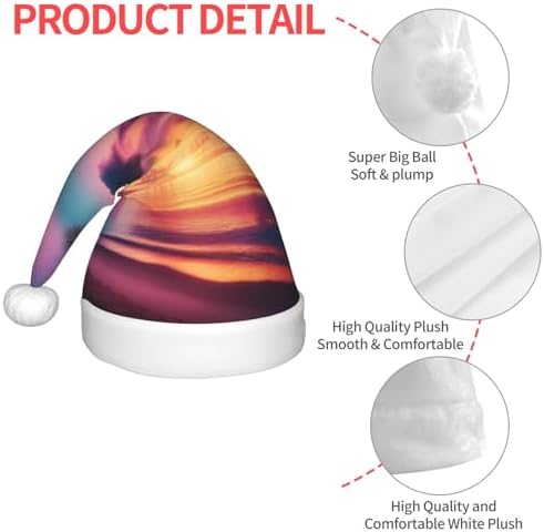 Augenstern Christmas Hat Tropical Beach Sunset Santa Hat For Kids