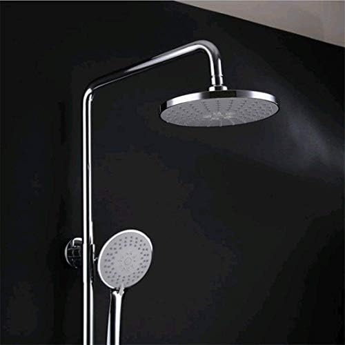 LASEVE Wall Mounted Shower Head Set 3 Piece Hot Cold Copper Booster