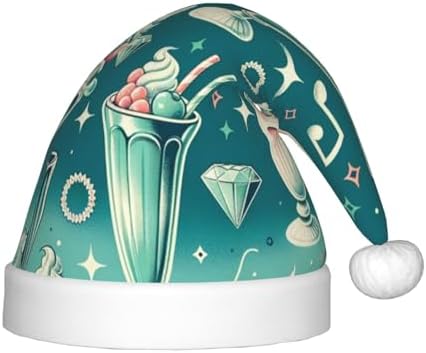 Augenstern Christmas Hat Retro Milkshakes Santa Hat Unisex