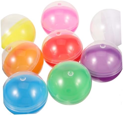 Luxshiny 100pcs Fillable Transparent Balls for Party Favors