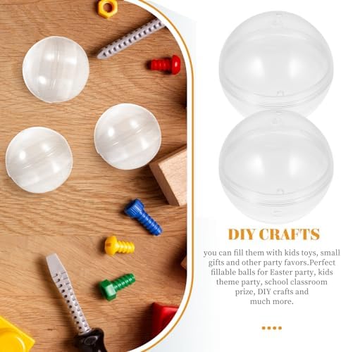 HOMSFOU 10pcs Clear Plastic Party Favor Container
