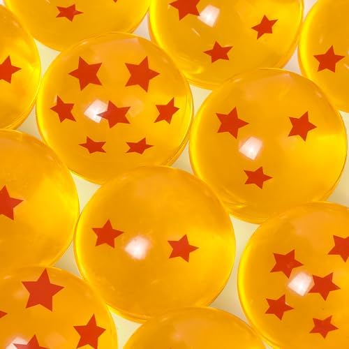 7PCS Anime Bouncing Balls with Red Stars