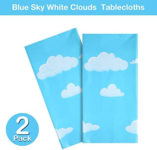 Tatuo Blue Sky White Clouds Party Table Cover