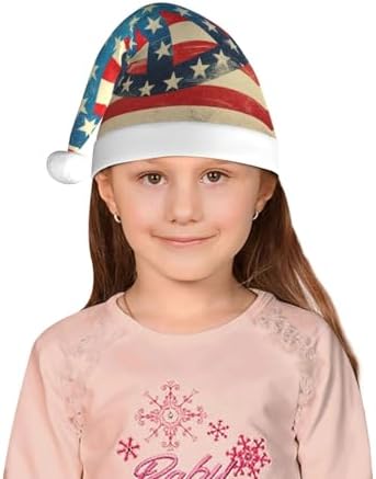 Augenstern Christmas Hat With American Flag And Peace Sign