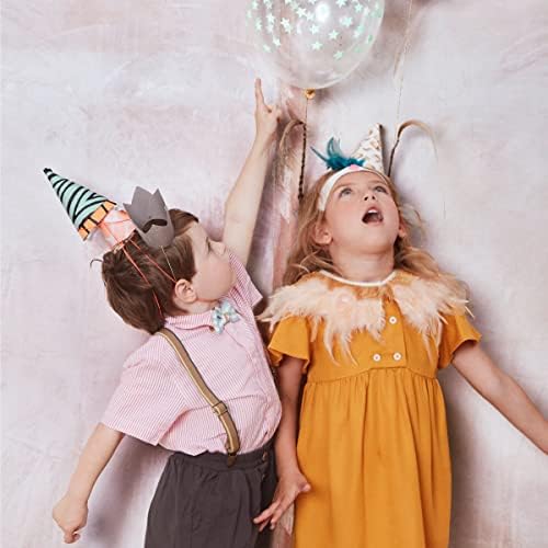 Meri Meri Bright Cone Birthday Hats Pack of 8