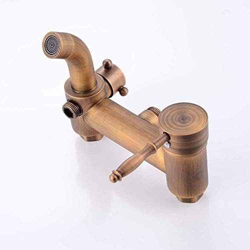 LASEVE Vintage Copper Black Handheld Showerhead