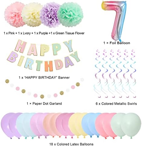 BRT Bearingshui 7th Birthday Decor Pack