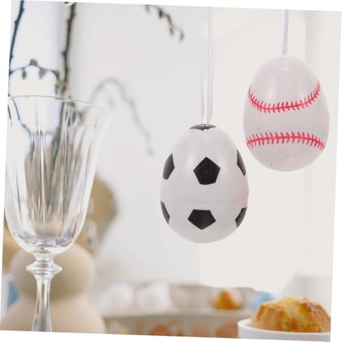 KICHOUSE 12pcs Openable Refillable Easter Candy Storage Eggs