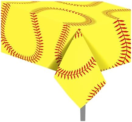 Lide Road Softball Party Tablecloths 54x87 Inches 2 Pcs
