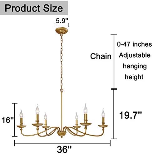 SEOL 36 Inch Dia Classic Candelabra Chandelier